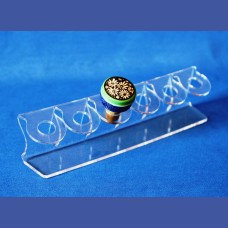 TAPONES para 6 unds. curvo inclinado<br>Medidas: 270 x 45 x 60 mm<br>